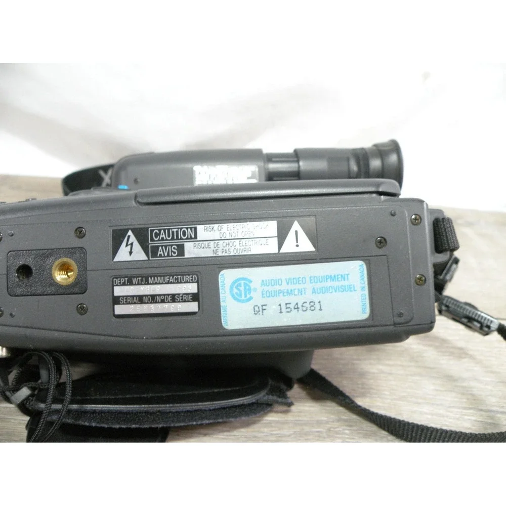 Magnavox CVR600AV01 Easy Cam Vhs-c Camcorder Black Flying Erase Head For Parts